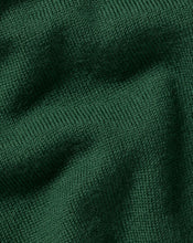 Load image into Gallery viewer, Merino Short Sleeve Polo Sweater - Dark Green
