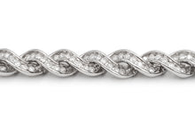 Load image into Gallery viewer, Sandra Biachi 14K White Gold Diamond Tennis Bracelet. Style: PWN16
