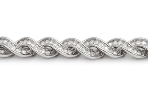 Sandra Biachi 14K White Gold Diamond Tennis Bracelet. Style: PWN16