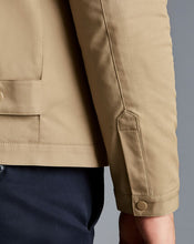 Load image into Gallery viewer, Fall Collar Harrington Jacket - Tan
