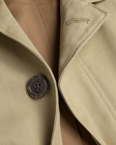 Cotton Classic Raincoat - Stone