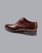 Load image into Gallery viewer, Made In England Oxford Flex Sole Shoes - Mahogany
