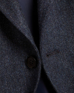 British Wool Textured Jacket - Navy