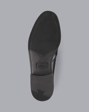 Load image into Gallery viewer, Rubber Sole Leather Derby Shoes - Black
