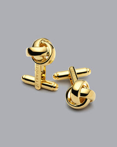 Knot Cufflinks - Gold