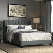 Load image into Gallery viewer, Aadvik Tufted Upholstered Low Profile Standard Bed
