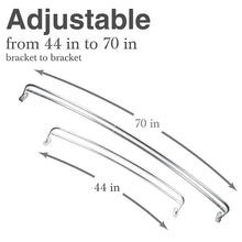 Load image into Gallery viewer, Adjustable Curved Fixed Shower Curtain Rod

