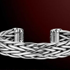 Equestrian Cuff Bracelet Multi Braid Scott-kay Mens Sterling Silver-test