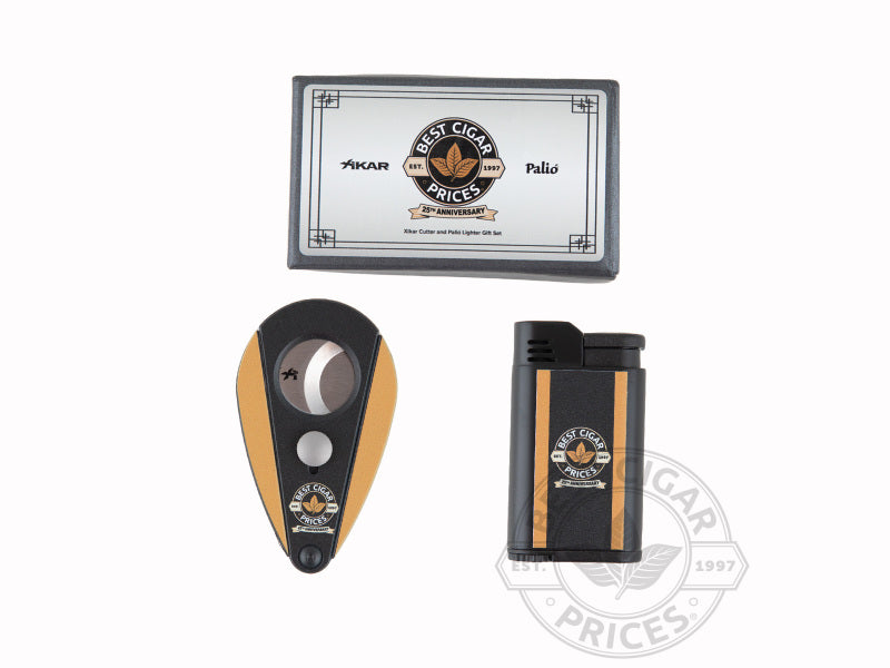 Best Cigar Prices 25th Anniversary Xikar Cutter & Palio Lighter Set