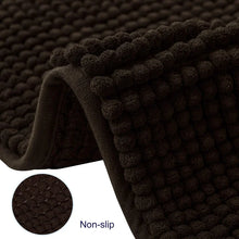 Load image into Gallery viewer, Bohumil Luxury Chenille Super Soft Absorbent Microfiber Rectangle Non-Slip Bath Rug
