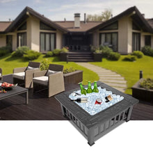 Load image into Gallery viewer, Buckhall 17'' H x 32'' W Steel Outdoor Fire Pit with Lid

