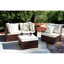 Load image into Gallery viewer, Burruss 84.5'' Wide Outdoor Reversible Patio Sectional with Cushions
