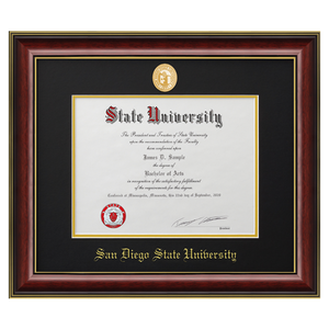 Classic Medallion Diploma Frame