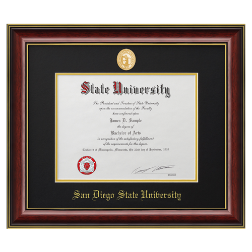 Classic Medallion Diploma Frame