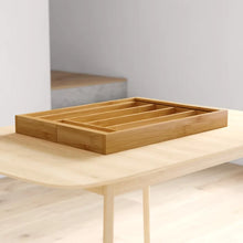 Load image into Gallery viewer, Cory Adjustable Flatware &amp; Kitchen Utensils Drawer Organizer
