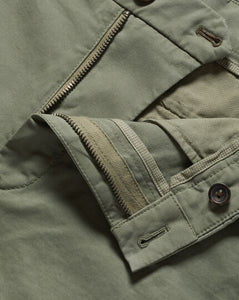 Cotton Shorts - Olive Green