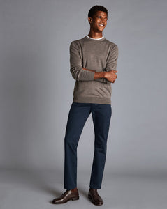 Cotton Stretch 5-Pocket Pants - Dark Navy