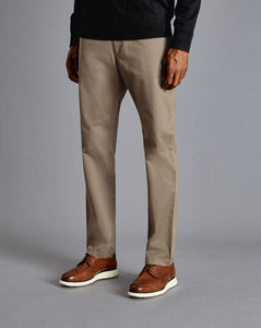 Cotton Stretch 5-Pocket Pants - Mocha