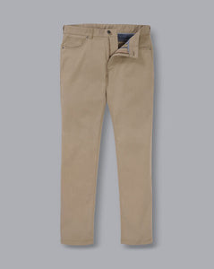 Cotton Stretch 5-Pocket Pants - Mocha