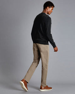 Cotton Stretch 5-Pocket Pants - Mocha