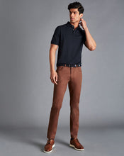 Load image into Gallery viewer, Cotton Stretch 5-Pocket Pants - Rust
