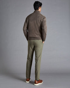 Cotton TENCEL™ Stretch Pants - Taupe