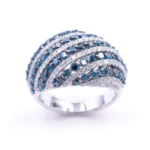 Sandra Biachi 4K White Gold Ring. Style: DR8484W