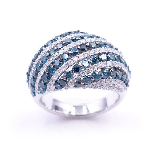 Sandra Biachi 4K White Gold Ring. Style: DR8484W