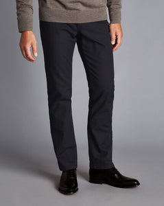 Diamond Dobby 5-Pocket Pants - Charcoal