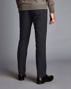 Diamond Dobby 5-Pocket Pants - Charcoal