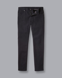 Diamond Dobby 5-Pocket Pants - Charcoal