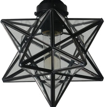 Load image into Gallery viewer, Dreion 1 - Light 7.6'' Caged Star Semi Flush Mount
