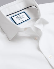 Load image into Gallery viewer, Semi-Spread Collar Non-Iron Cotton Linen Shirt - White
