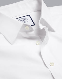 Non-Iron Poplin Shirt - White