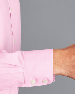 Non-Iron Twill Shirt - Pink