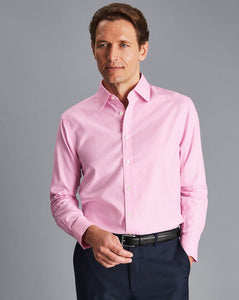 Non-Iron Twill Shirt - Pink