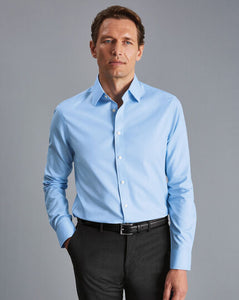 Non-Iron Twill Shirt - Sky Blue