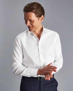 Non-Iron Twill Shirt - White