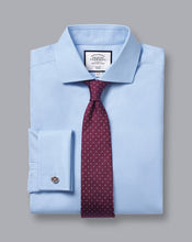 Load image into Gallery viewer, Spread Collar Non-Iron Twill Shirt - Sky Blue
