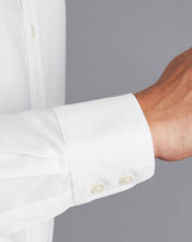Load image into Gallery viewer, Spread Collar Non-Iron Twill Shirt - White
