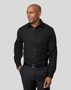 Non-Iron Poplin Shirt - Black