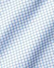 Load image into Gallery viewer, Non-Iron Twill Mini Grid Check Shirt - Cornflower Blue
