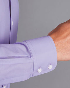 Non-Iron Twill Shirt - Lilac Purple