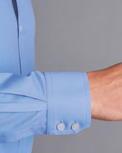 Load image into Gallery viewer, Spread Collar Non-Iron Twill Shirt - Cornflower Blue
