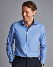 Load image into Gallery viewer, Spread Collar Non-Iron Twill Shirt - Cornflower Blue
