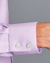 Load image into Gallery viewer, Spread Collar Non-Iron Cambridge Weave Shirt - Lavender Purple
