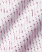 Load image into Gallery viewer, Spread collar Non-Iron Richmond Weave Stripe Shirt - Light Pink
