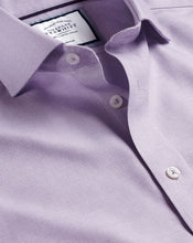 Load image into Gallery viewer, Spread collar Non-Iron Richmond Weave Shirt - Mauve
