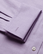 Load image into Gallery viewer, Spread collar Non-Iron Richmond Weave Shirt - Mauve
