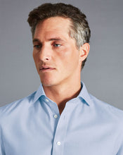 Load image into Gallery viewer, Spread collar Non-Iron Richmond Weave Shirt - Sky Blue
